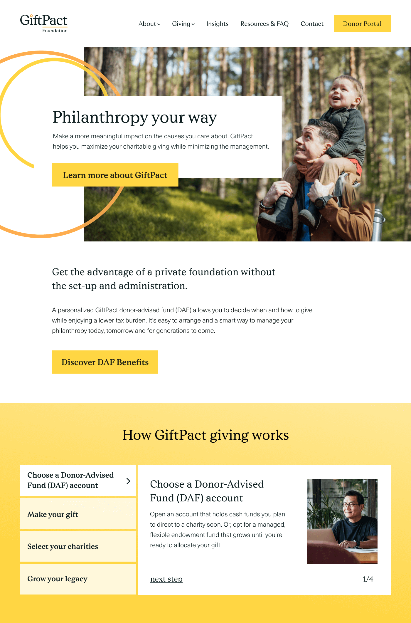 ACU Business page screenshot
