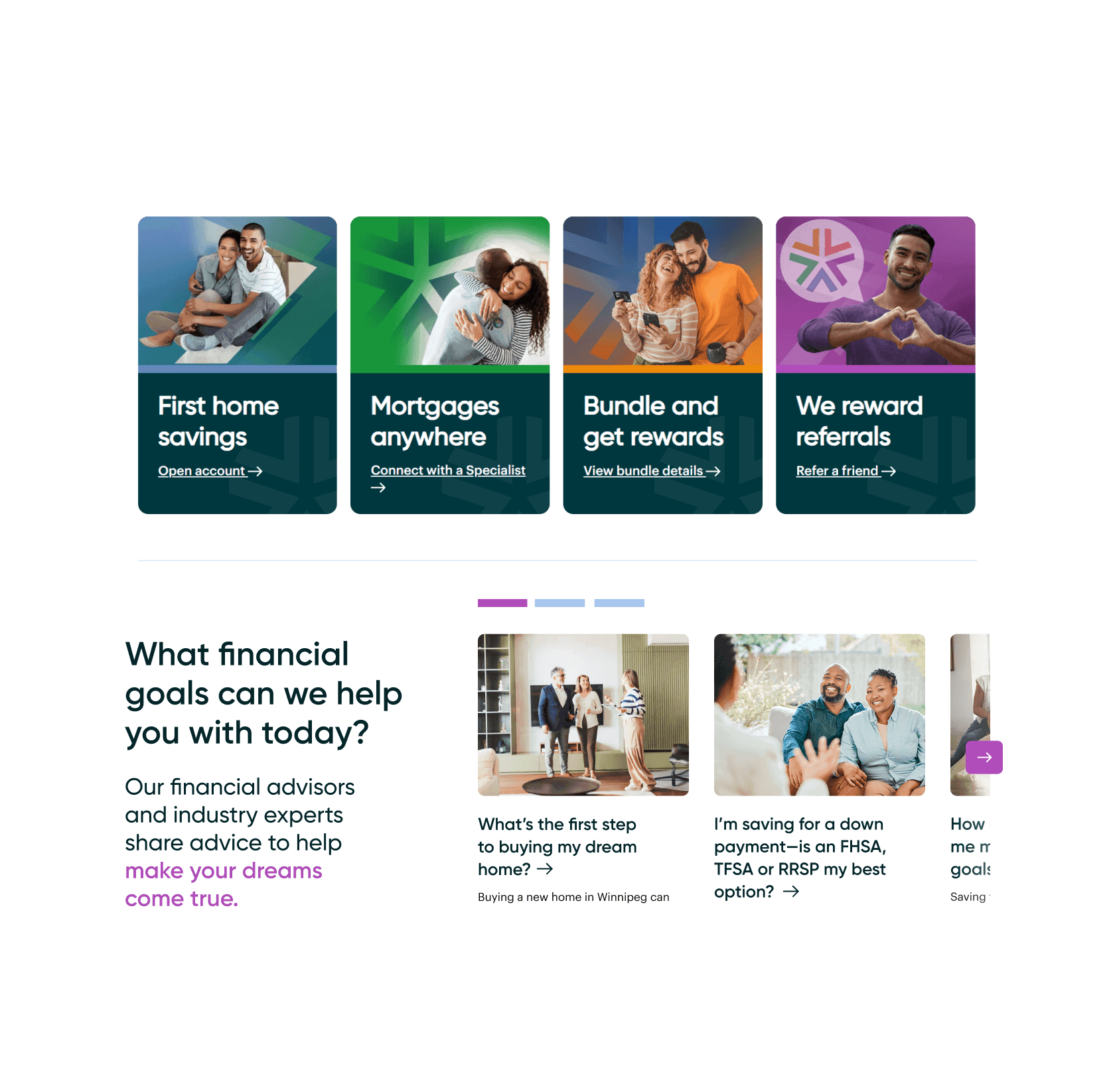 ACU business page screenshot