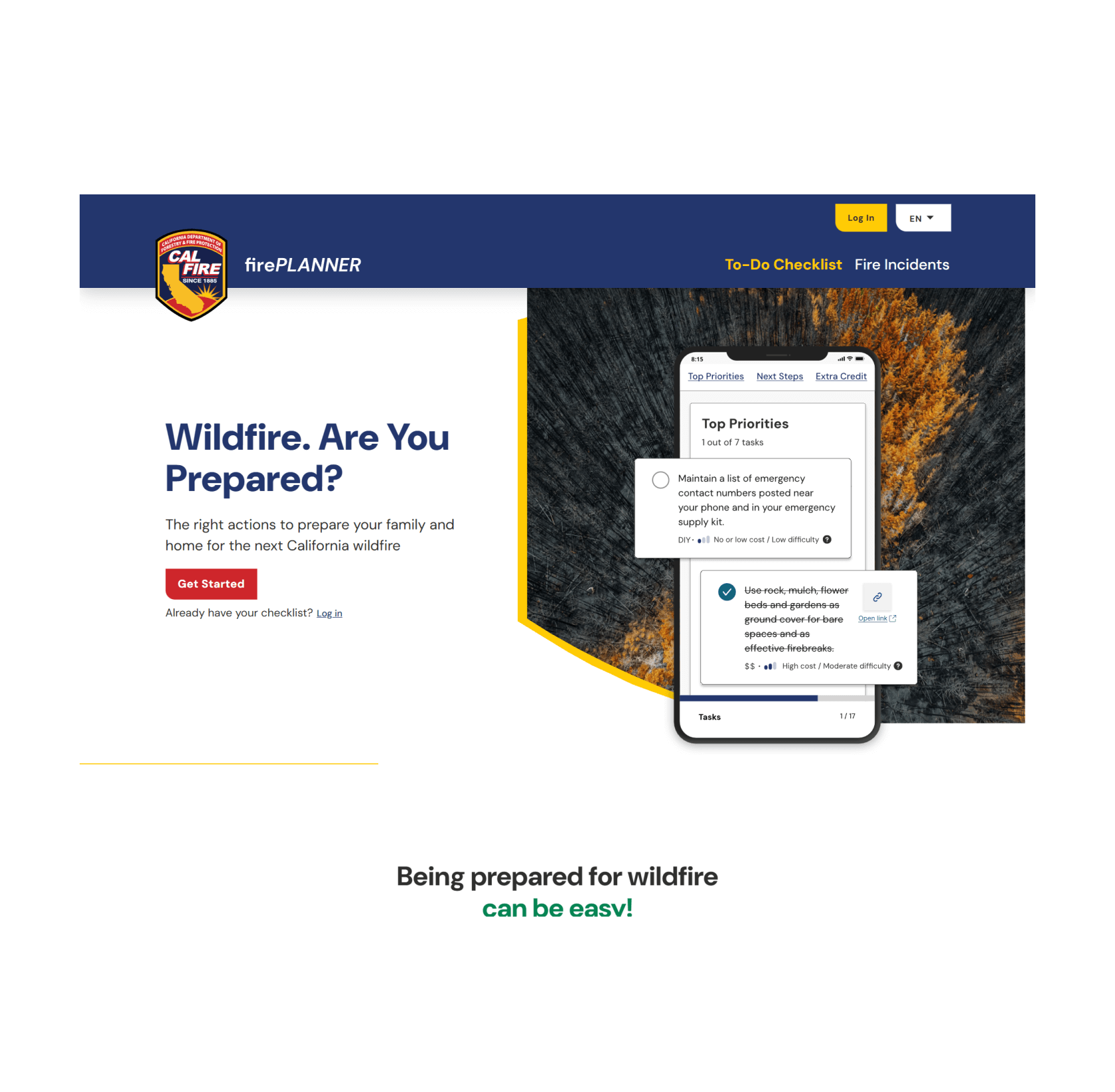 Cal Fire screenshot