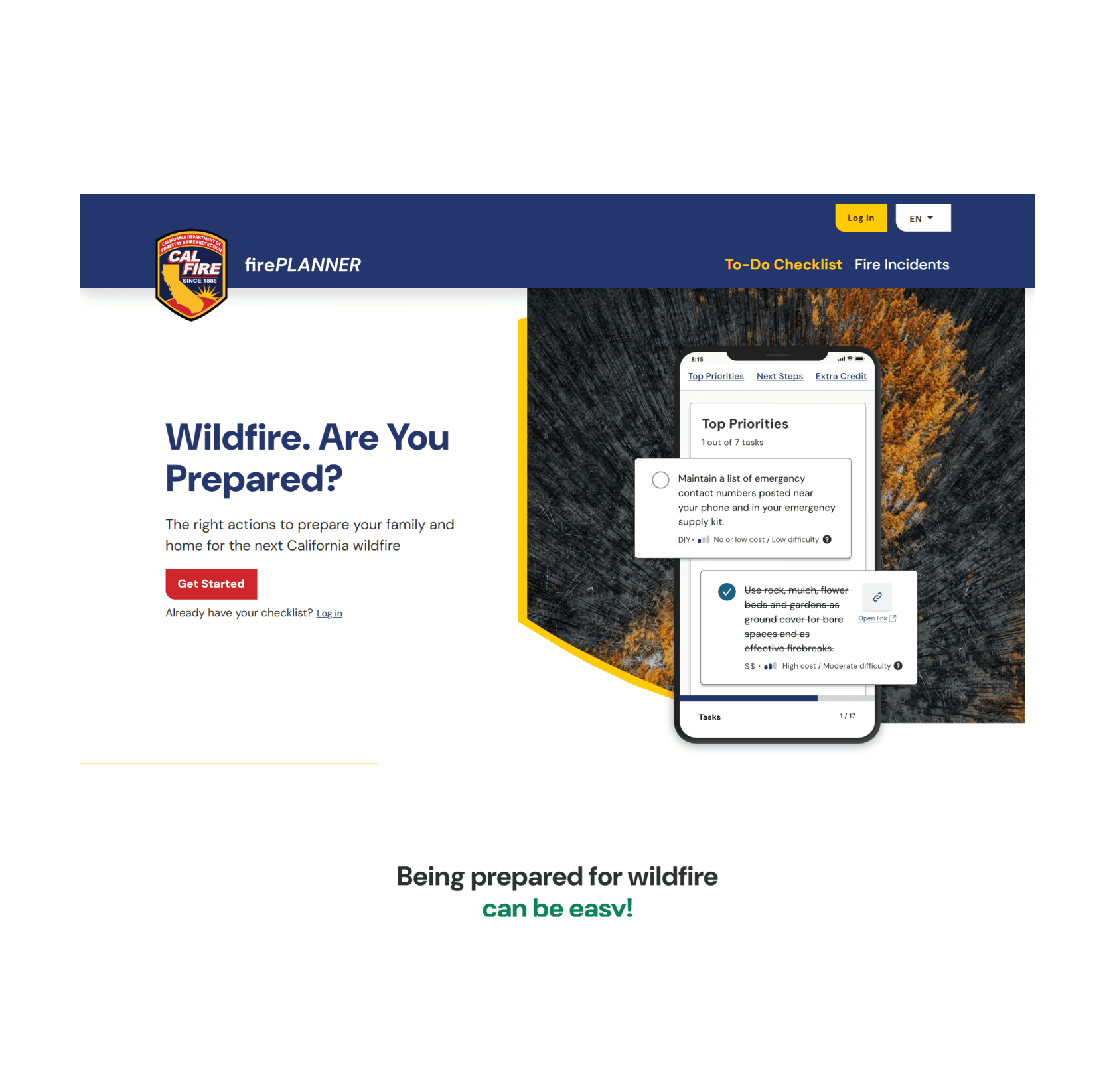 Cal Fire screenshot