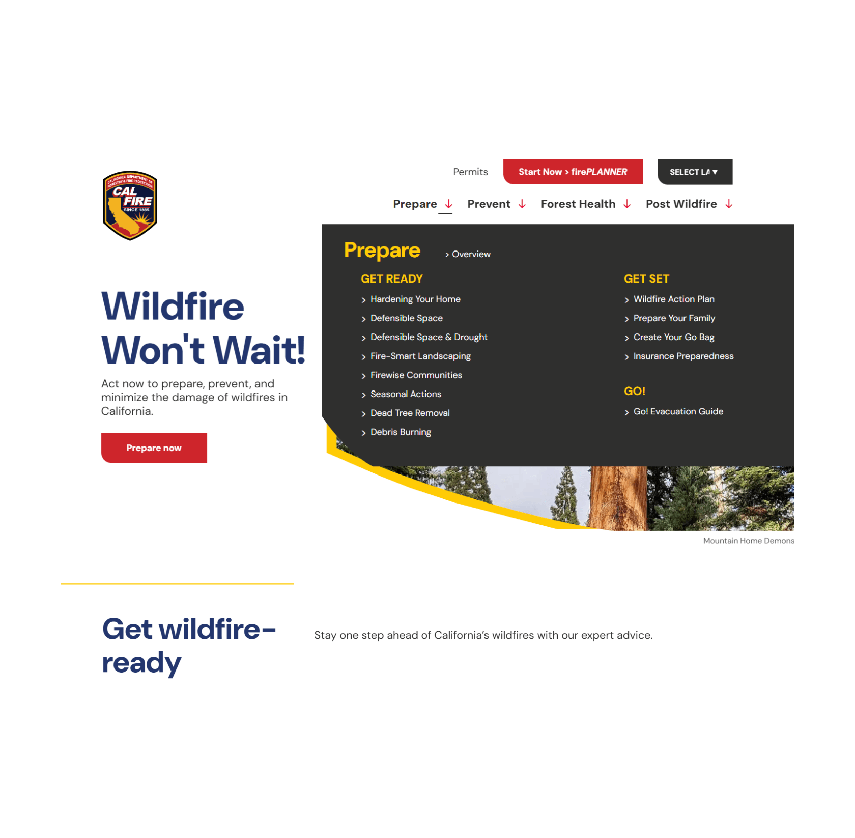 Cal Fire screenshot