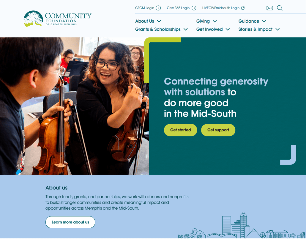 Community Foundation of Greater Memphis website