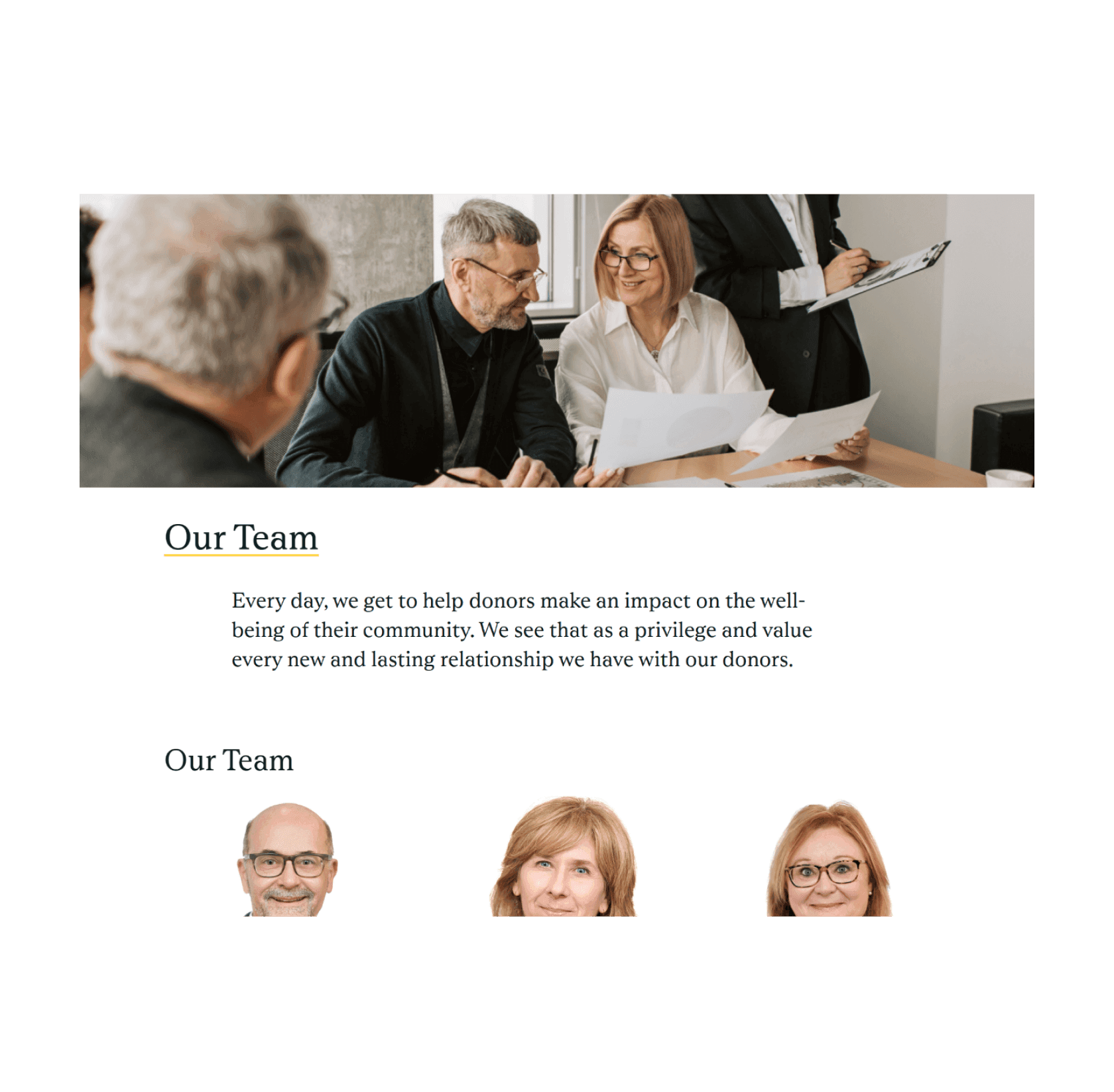 GiftPact About page screenshot