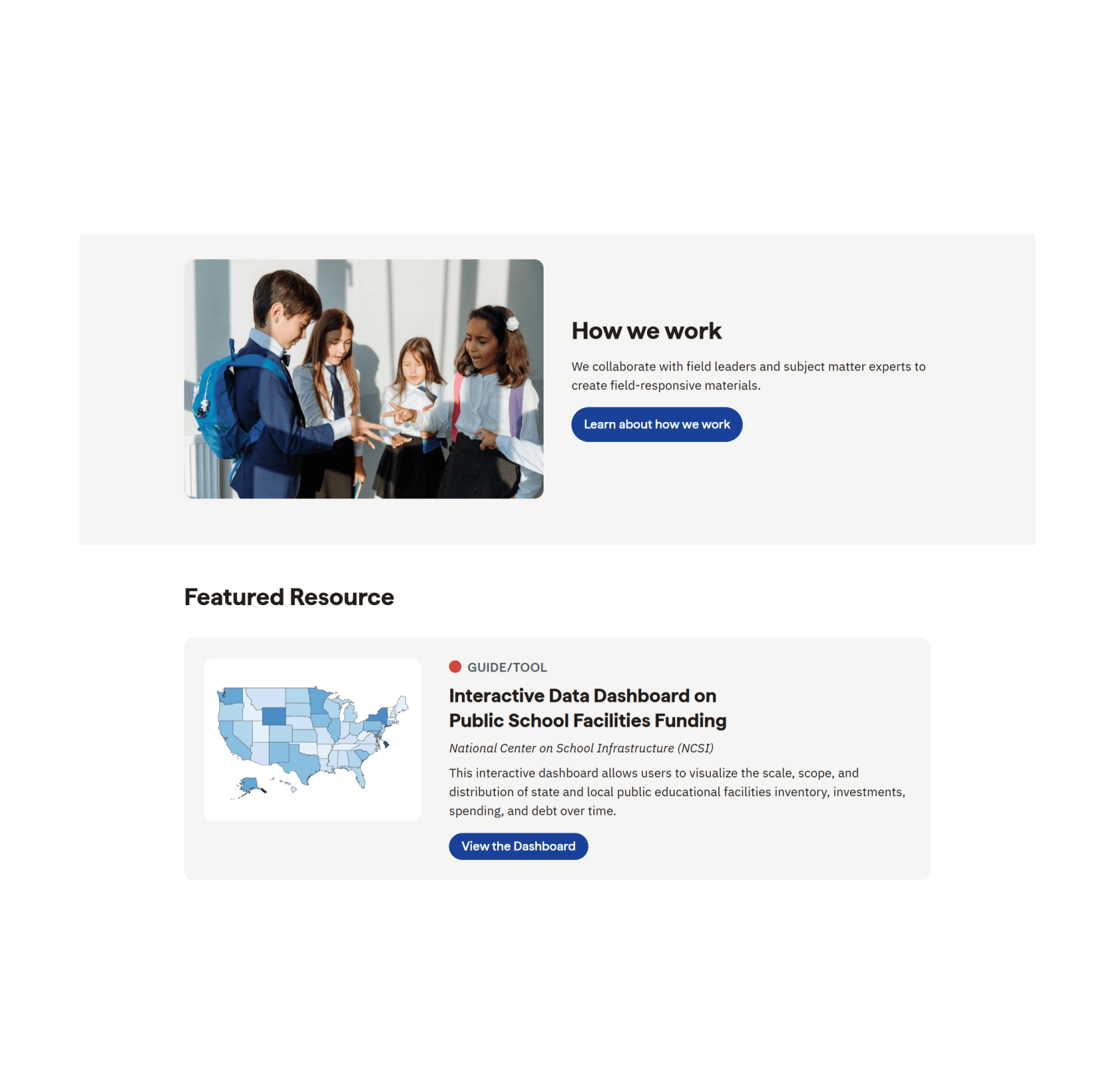 NCSI how we work screenshot