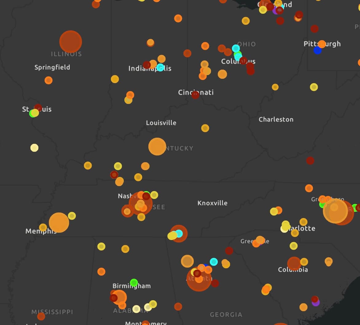 New Energy Nexus Lithium Map