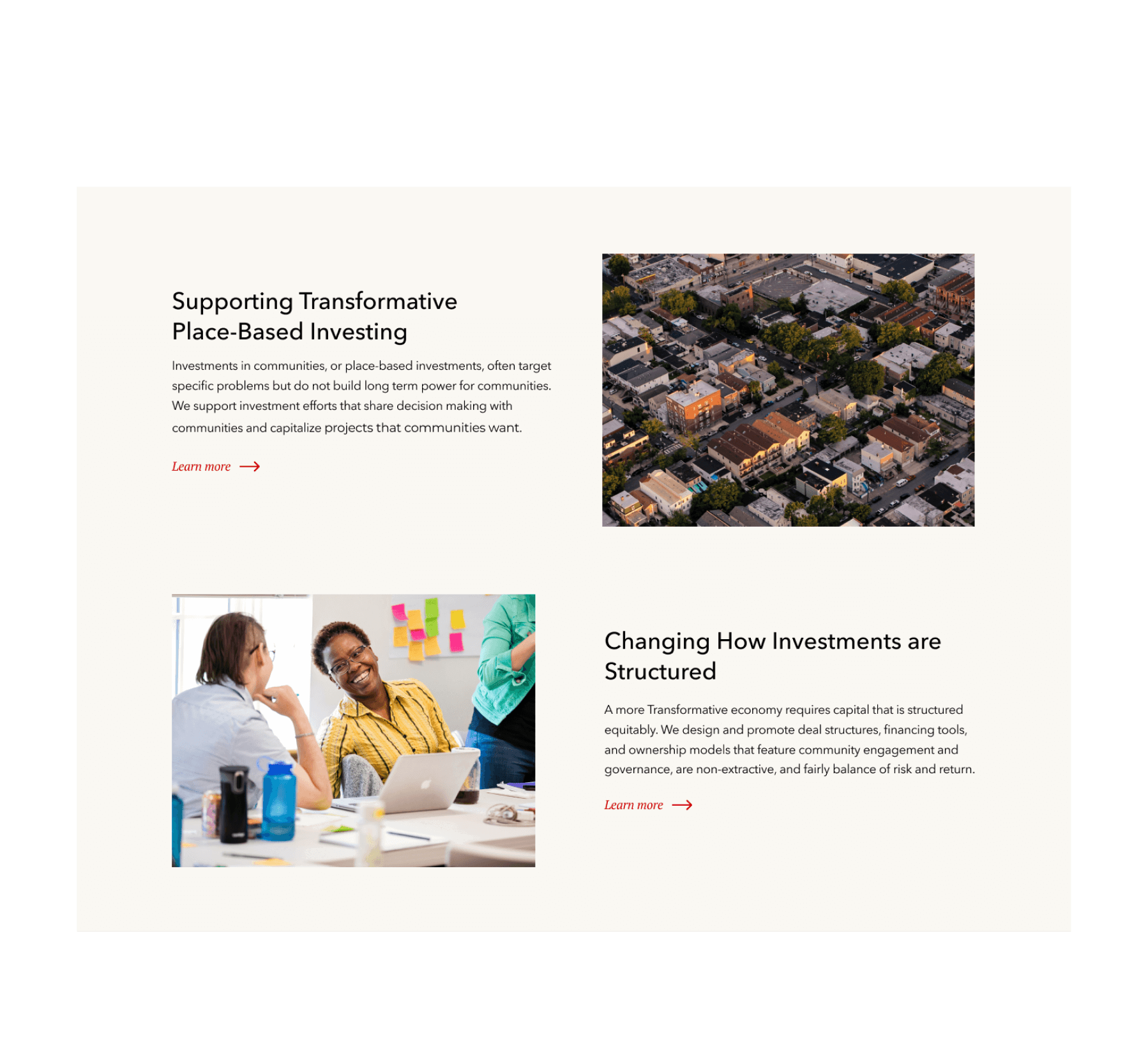 Transform Finance Programs screenshot