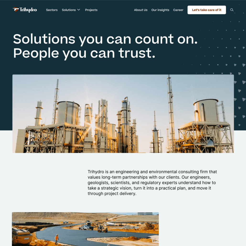 Trihydro Corporation website